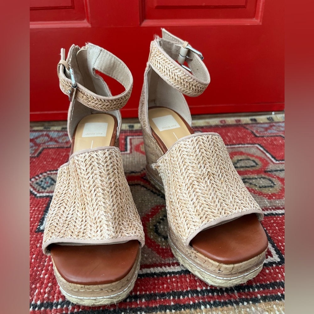 Dolce vita size 9 worn once raffle wedge with cork heel